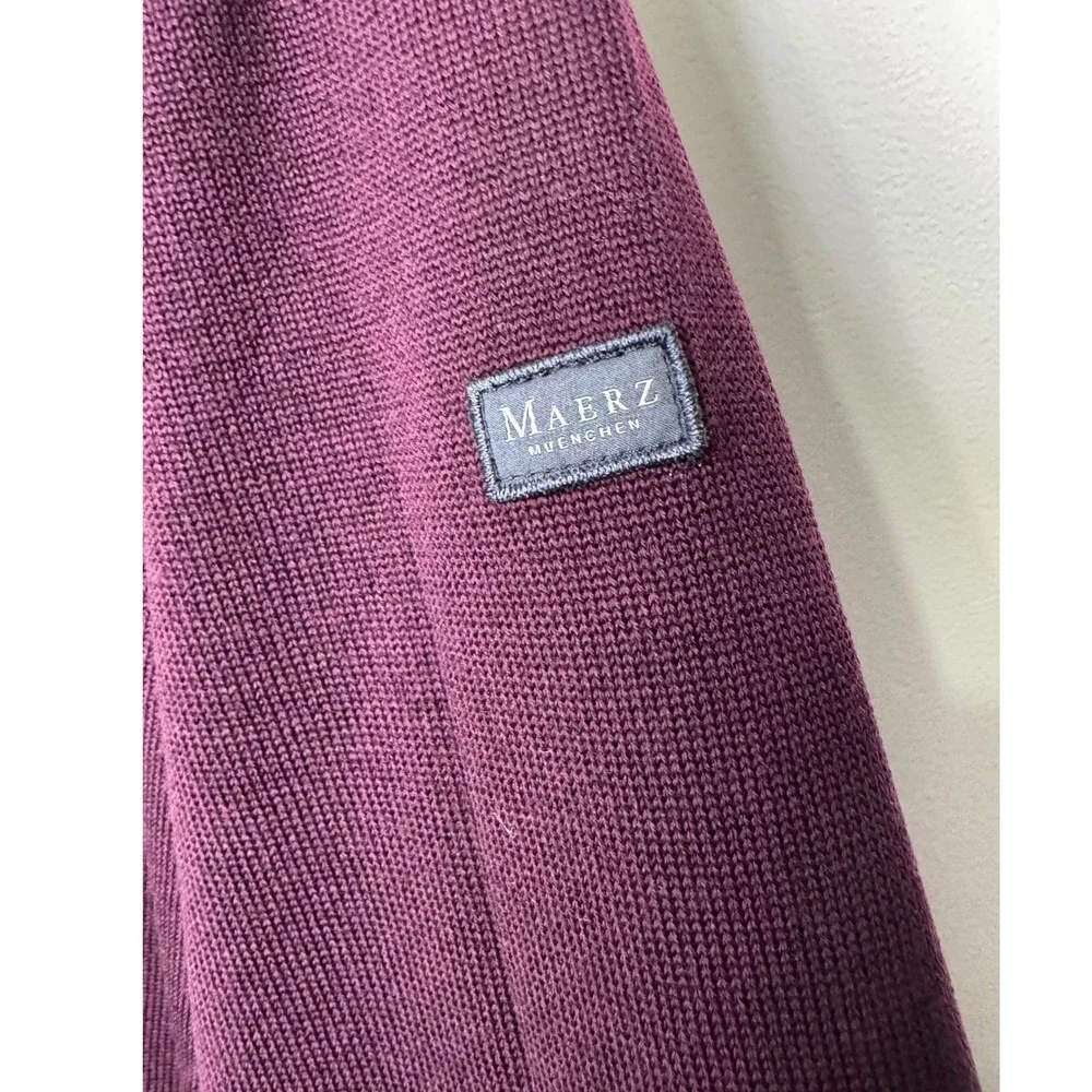 Maerz Wool Crewneck Sweater XXL (54)Purple